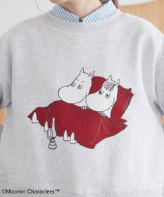AMERICAN HOLIC Moomin フロッキープリント裏毛プルオーバー