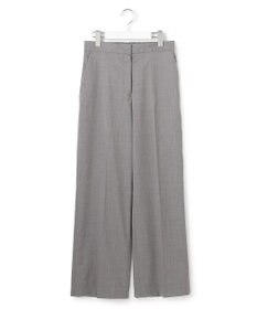 ICB 【洗える】T/Wブロード ワイドストレートパンツ