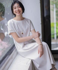 J.PRESS LADIES 【着こなしのポイントに】マーブルロング ネックレス