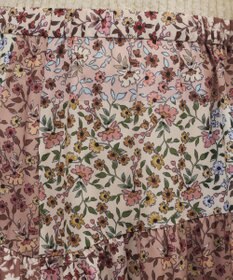 GRACE CONTINENTAL パッチワークプリントスカート