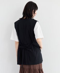 YECCA VECCA ドライタッチウエストベルトジレ