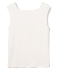 GRACE CONTINENTAL スクエアリブニットトップ