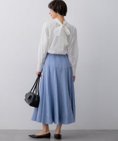 23区 L 【先行予約】マットライトタフタ フレアスカート