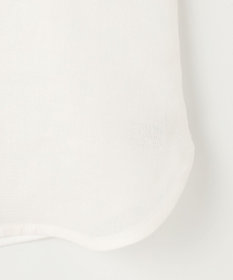 自由区 【カタログ掲載・接触冷感・洗える】シアーラミーローンクロップド丈 ブラウス