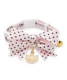 PET PARADISE ディズニー マリー ドットリボン 首輪 S / M