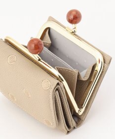 UNBILLION perche アクリル玉三つ折りミニサイフ