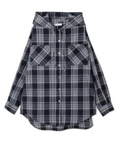 WEGO フードチェックBIGシャツ