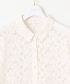 ANY SIS S 【洗える】レース シャツ