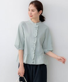 組曲 S 【先行予約・WEB限定】ツイルジャージーフリル カットソー