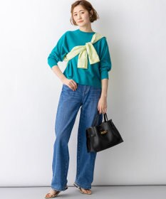 23区 【VERY・Oggi掲載】コンビカラー オーバル イヤリング