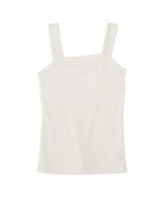 earth music&ecology チェーンリブラメカットタンクトップ