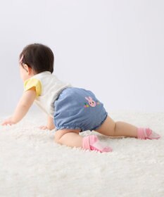 MIKI HOUSE HOT BISCUITS 【70-90cm】ダンガリー素材 ブルマ