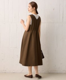 組曲 ウールライクスポンディッシュ ジャンパースカート