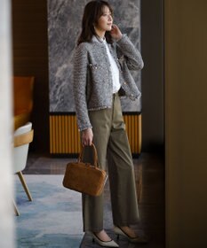 23区 【一部先行予約/VERY掲載】CANCLINI シャーティング ベーシックシャツ