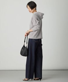 J.PRESS LADIES CHENILLE フーデッド ニット