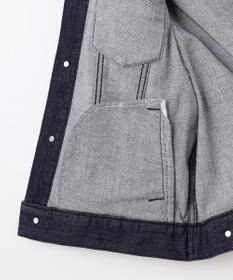自由区 S 【洗える】ウスカルデニムベーシック ジャケット