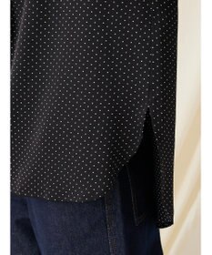 CRAFT STANDARD BOUTIQUE ピコフリルドットブラウス