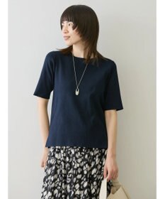 AMERICAN HOLIC ５分袖リブニットプルオーバー