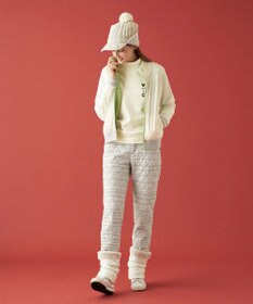 23区GOLF 【WOMEN】ノルディック柄 キルトパンツ