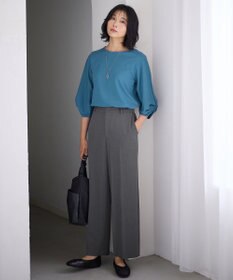 ANY L 【洗濯機可】シルケットスムースタックスリーブプルオーバー