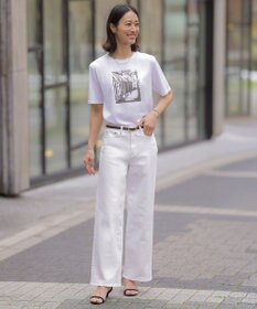 J.PRESS LADIES L プリント Ｔシャツ