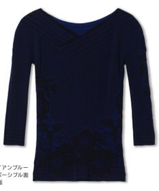 Chacott 【ノーソーイングニット】リバーシブルボートネックトップ