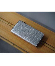 MIYABIYA La quoh with kirakaracho 南蛮七宝 エンボスレザーL字財布