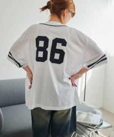 WEGO ベースボールメッシュビッグシャツ