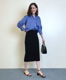 自由区 【WEB限定/洗える/セット着用可】レーヨンストレッチ タイトスカート