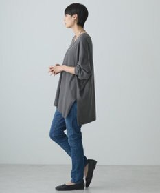 AMERICAN HOLIC バイパチＶネックロングニットプルオーバー