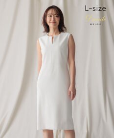 BEIGE， 【L-size】LUIZA / Iラインワンピース