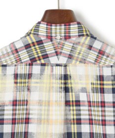 J.PRESS MEN 【J.PRESS ORIGINALS】India Madras Discharge Print Shirt