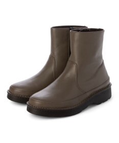 ing <ing>【WEB限定】ボリュームソールラウンドショートブーツ