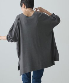 AMERICAN HOLIC バイパチＶネックロングニットプルオーバー