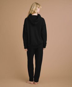 une nana cool 【綿混】あくびのお嬢さんのブークレー裏毛フーディー