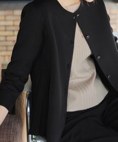 Tiaclasse L 【洗える】プリーツジャケット