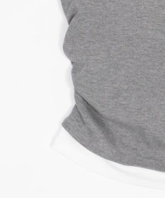 WEGO 【カップ付き】レイヤードデザインカップインタンク