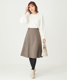 ANY SIS 【洗える】サイドバックルライト スカート