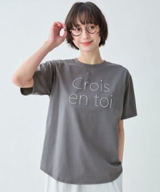 ANY アソートロゴラウンドヘムTシャツ