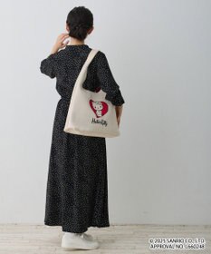 ROOTOTE 8489【A4サイズ収納】IP.ラウンド.ニット.ハローキティ-A