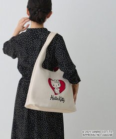 ROOTOTE 8489【A4サイズ収納】IP.ラウンド.ニット.ハローキティ-A