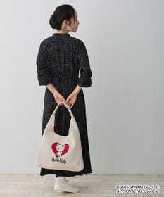 ROOTOTE 8489【A4サイズ収納】IP.ラウンド.ニット.ハローキティ-A