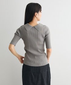 CRAFT STANDARD BOUTIQUE 半袖２ｗａｙリブポロニット