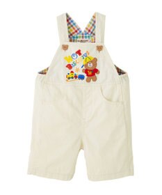 MIKI HOUSE HOT BISCUITS オーバーオール＆ボーダー長袖Tシャツギフトセット【BOX付き】