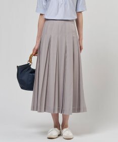 J.PRESS LADIES S エアリースパンボイル プリーツ スカート