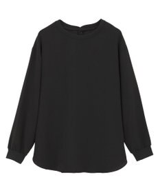 YECCA VECCA リブMIXジョーゼットブラウス