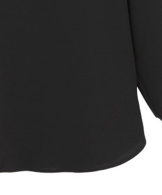 YECCA VECCA リブMIXジョーゼットブラウス