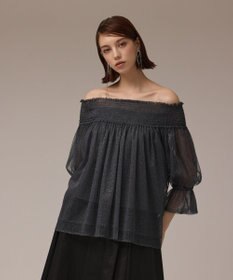 【美品】GRACE CONTINENTALシャーリングレーストップス シャーリングトップ / GRACE CONTINENTAL | GRACE CONTINENTAL