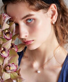 TOCCA 【WEB限定】NOBLE PEARL NECKLACE K10淡水パール ダイヤモンド ネックレス