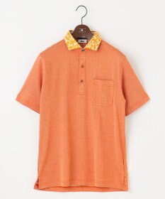 JOSEPH ABBOUD 【リネン素材/清涼感/吸水速乾】リネンハニカム 半袖 ポロシャツ